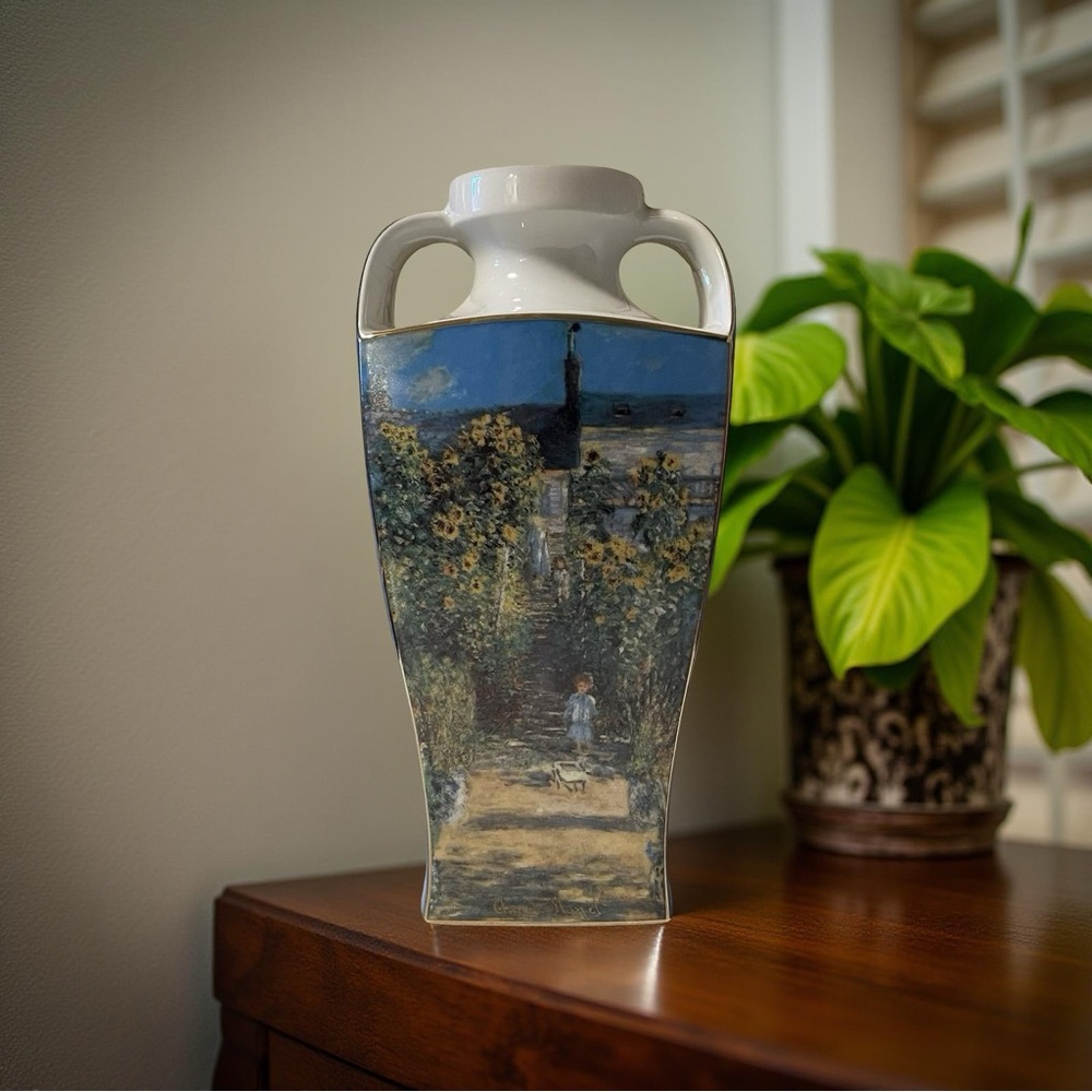 🎨 Goebel Artis Orbis Vase – Claude Monet "Le Jardin d’Artiste" 🏡🌸